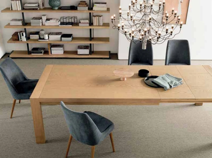 Tavolo allungabile in rovere Montreal di Alta Corte