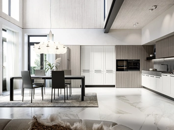 Cucina Classica angolare Asolo 02 in laccato e laminato di Arredo3