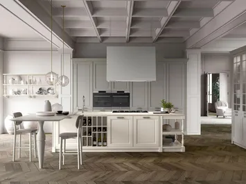 Cucina Classica con isola Dolcevita 02 di Stosa