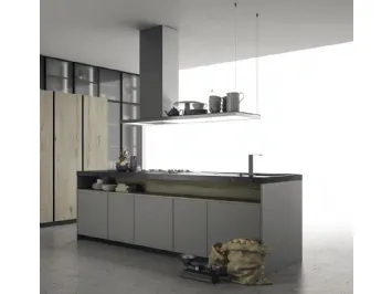 Cucina Design con isola Aspen composizione 2 di Doimo Cucine
