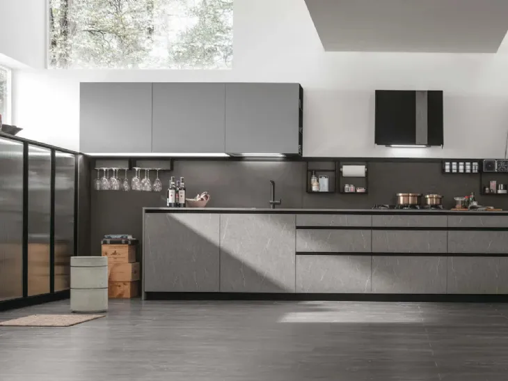Cucina Moderna ad angolo Metropolis di Stosa