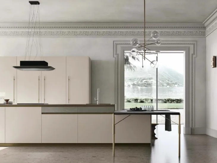 Cucina Moderna con penisola Metropolis di Stosa