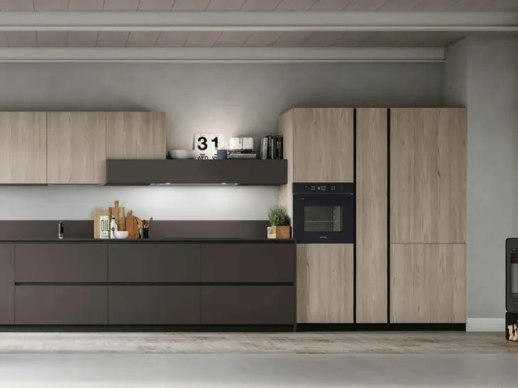 Cucina Moderna lineare Metropolis di Stosa