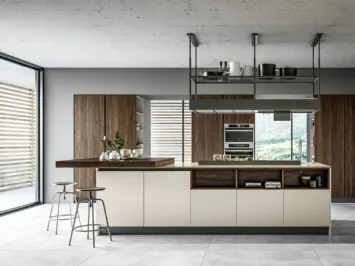 Cucina Moderna con isola Round 01 di Arredo3