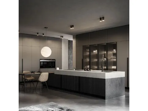 Cucina Moderna Tratto 10 n 01 con isola di Arredo3